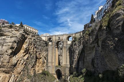 Impresionante Tajo de Ronda, uno de los atractivos de la localidad