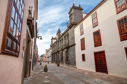 Calle del centro histórico de San Cristóbal de la Laguna