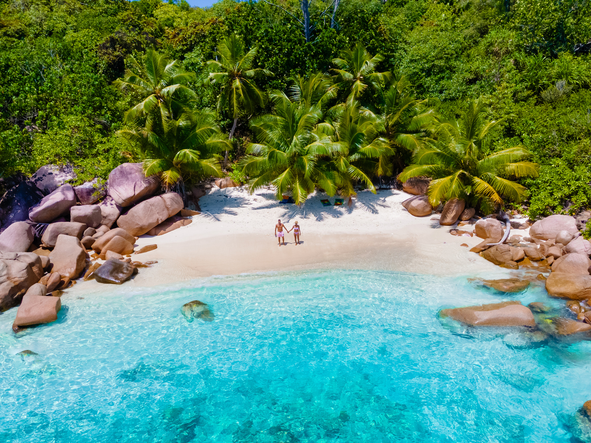 Playa tropical en Seychelles